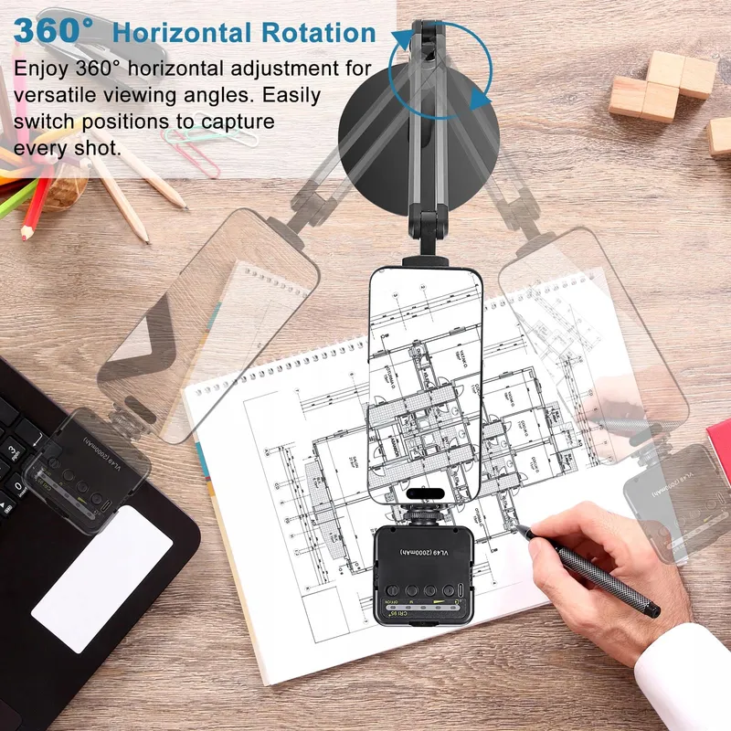 Universele Telefoonhouder Bureaustatief 360° iPhone Samsung Huawei — foto 6