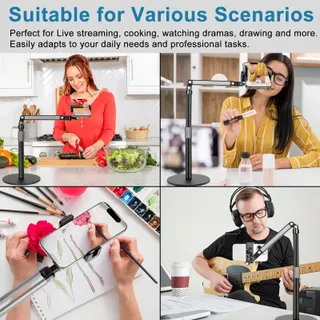 Universele Telefoonhouder Bureaustatief 360° iPhone Samsung Huawei — miniatuur 2