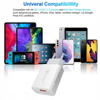Universele USB Oplader Snelladen 3A Android Telefoons — miniatuur 7
