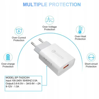 Universele USB Oplader Snelladen 3A Android Telefoons — miniatuur 6