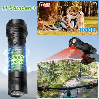 SECURALEN Actiecamera 1080P HD 120° 5 Lichtmodi 2600mAh — miniatuur 3