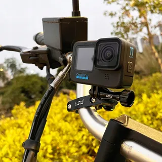 HSU Aluminium Fietshouder GoPro Hero Actiecamera 360° — miniatuur 2