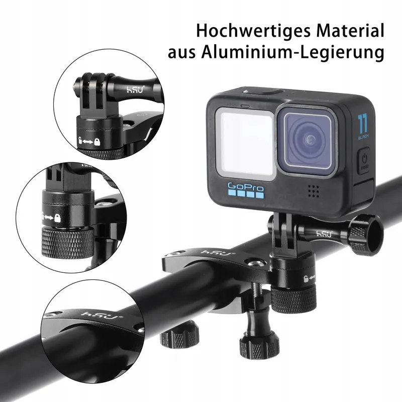 HSU Aluminium Fietshouder GoPro Hero Actiecamera 360° — foto 5