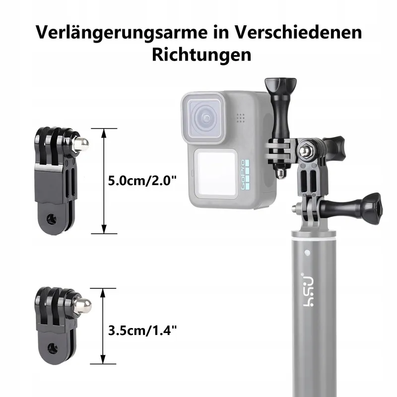 HSU Accessoireset GoPro Houder Statief Adapter 14-in-1 — foto 7