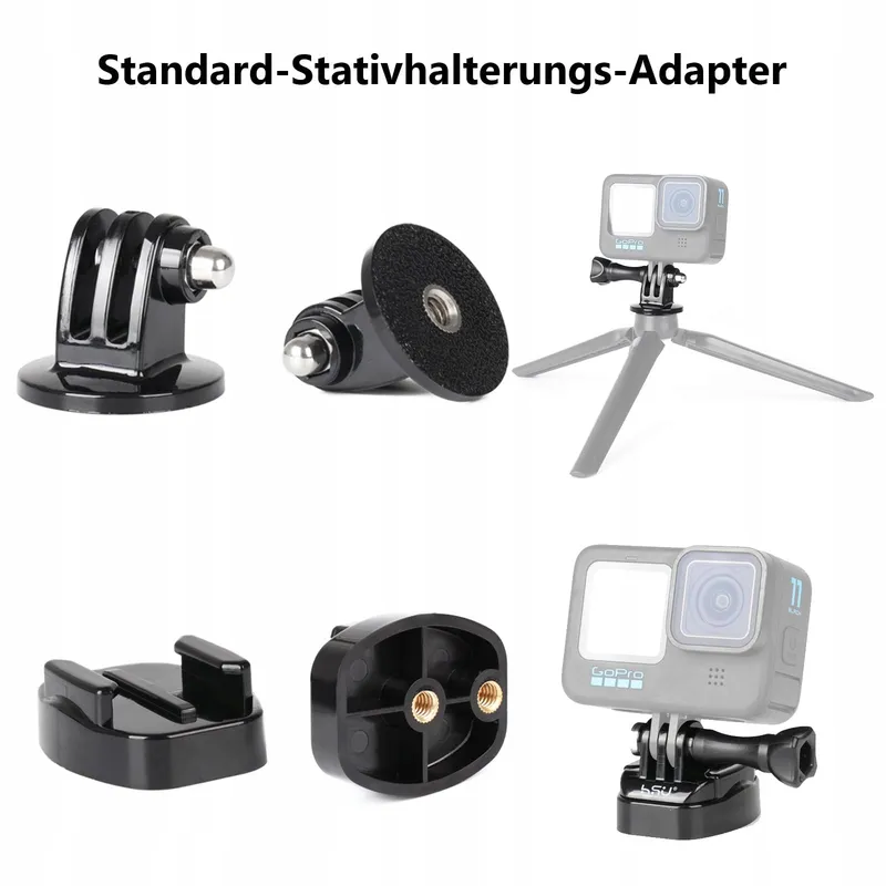 HSU Accessoireset GoPro Houder Statief Adapter 14-in-1 — foto 3