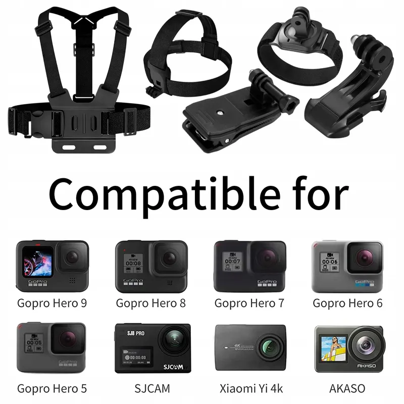 GOPRO Accessoireset Voor Actiecamera's Hero 9 8 7 6 5 SJCAM Insta360 — foto 3