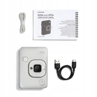 INSTAX Mini LiPlay 2 Camera Fotoprint Bluetooth Misty White — miniatuur 2