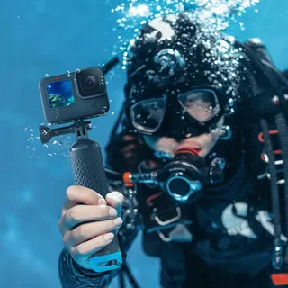 SAMETOP Drijvende Handgreep GoPro Hero DJI Osmo Blauw — miniatuur 7