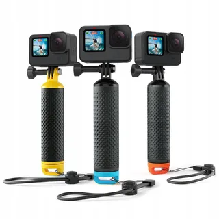 SAMETOP Drijvende Handgreep GoPro Hero DJI Osmo Blauw — miniatuur 1