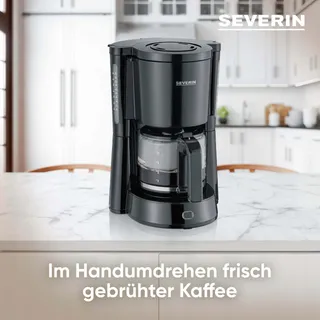 SEVERIN Koffiezetapparaat Glazen Kan Stil 10 Kopjes Zwart — miniatuur 3