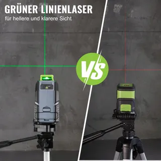 WORKPRO 360 Laserwaterpas Groen Kruislijn 30m Met Statief — miniatuur 5