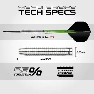 RED DRAGON Featherlite 2 17g Tungsten Dartpijlen Flights Shafts — miniatuur 5