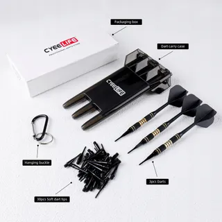 CYEE LIFE Softtip Dartset 18g 3 Stuks Elektronisch Dartbord — miniatuur 6