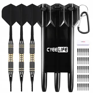 CYEE LIFE Softtip Dartset 18g 3 Stuks Elektronisch Dartbord — miniatuur 1