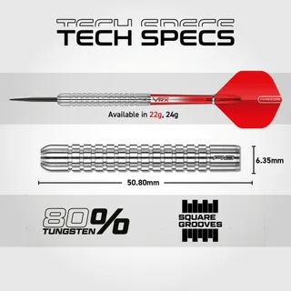 RED DRAGON Hell Fire Darts 22g Wolfraam Flights Shafts — miniatuur 4