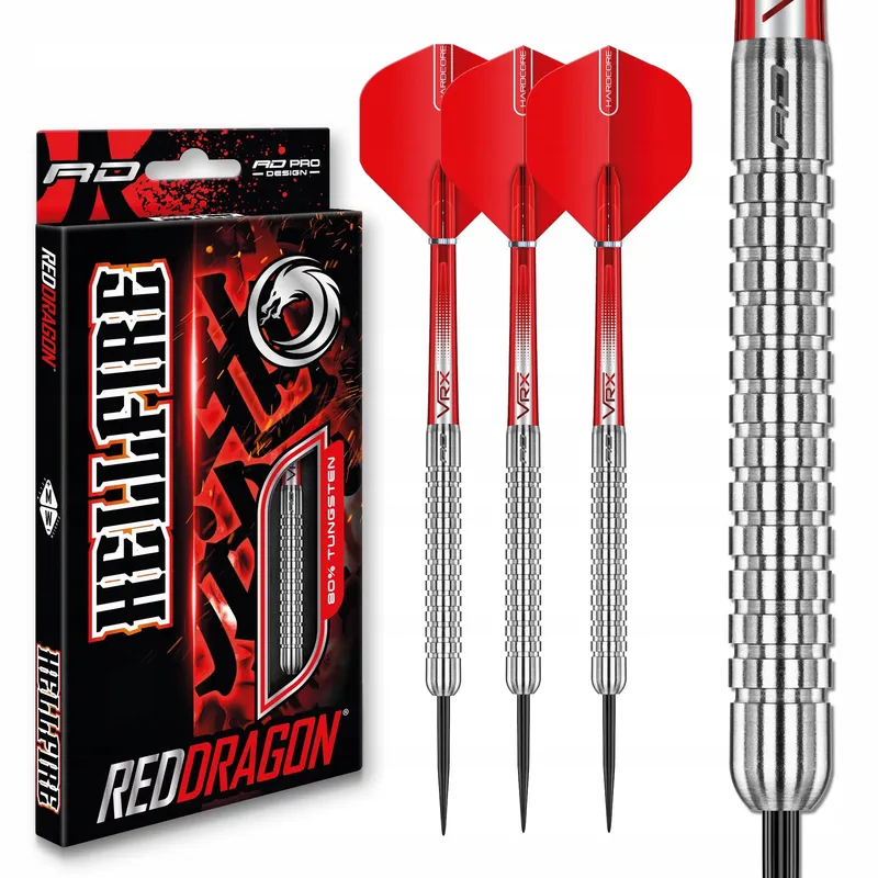 RED DRAGON Hell Fire Darts 22g Wolfraam Flights Shafts — foto 1