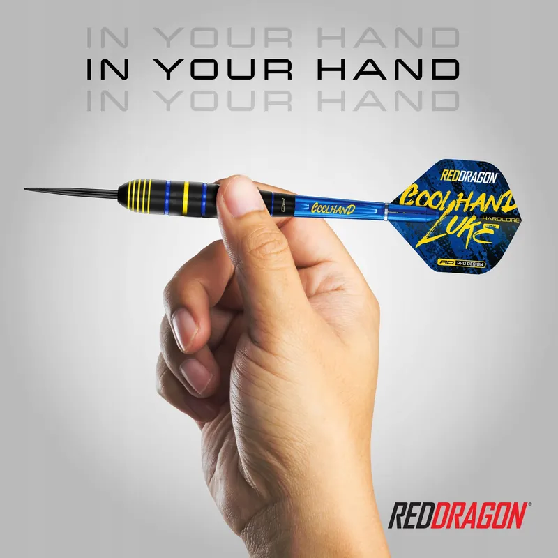 RED DRAGON Luke Humphries Coolhand Dartset 22g Flights Shafts — foto 5