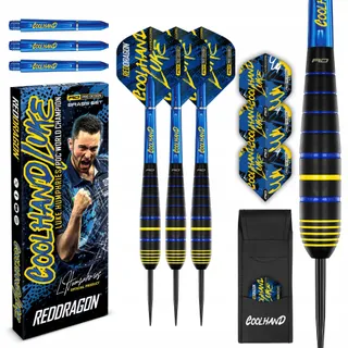 RED DRAGON Luke Humphries Coolhand Dartset 22g Flights Shafts — miniatuur 1