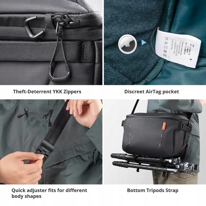 PGYTECH OneMo Cameratas 7L-9L Waterdicht Schoudertas Camo — foto 6