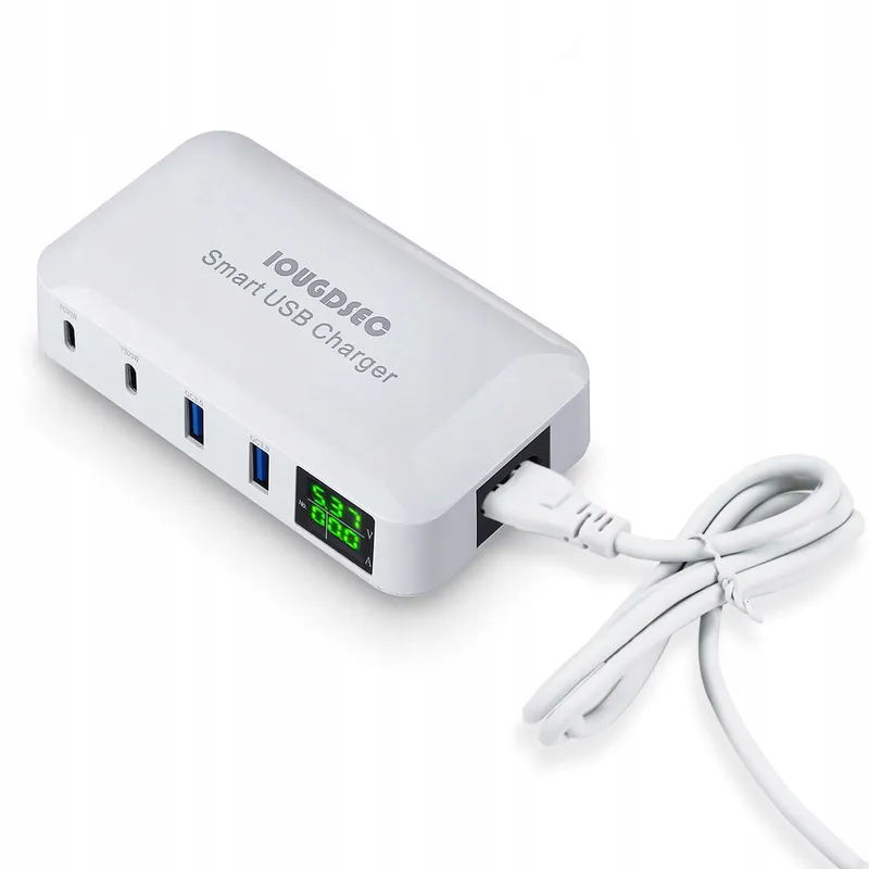 IOUGDSEC Laadstation 70W 4 Poorten PD20W QC3.0 Voor iPhone iPad — foto 1