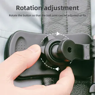 SUREWO 360° Draaibare Rugzakhouder DJI Osmo Pocket 2 — miniatuur 5