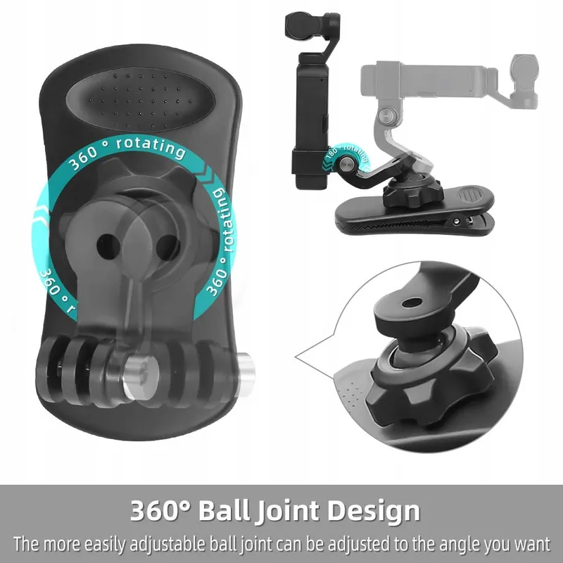 SUREWO 360° Draaibare Rugzakhouder DJI Osmo Pocket 2 — foto 3