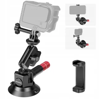 NEEWER CA104 Camerahouder 3 Inch Zuignap Magic Arm GoPro Adapter — miniatuur 1