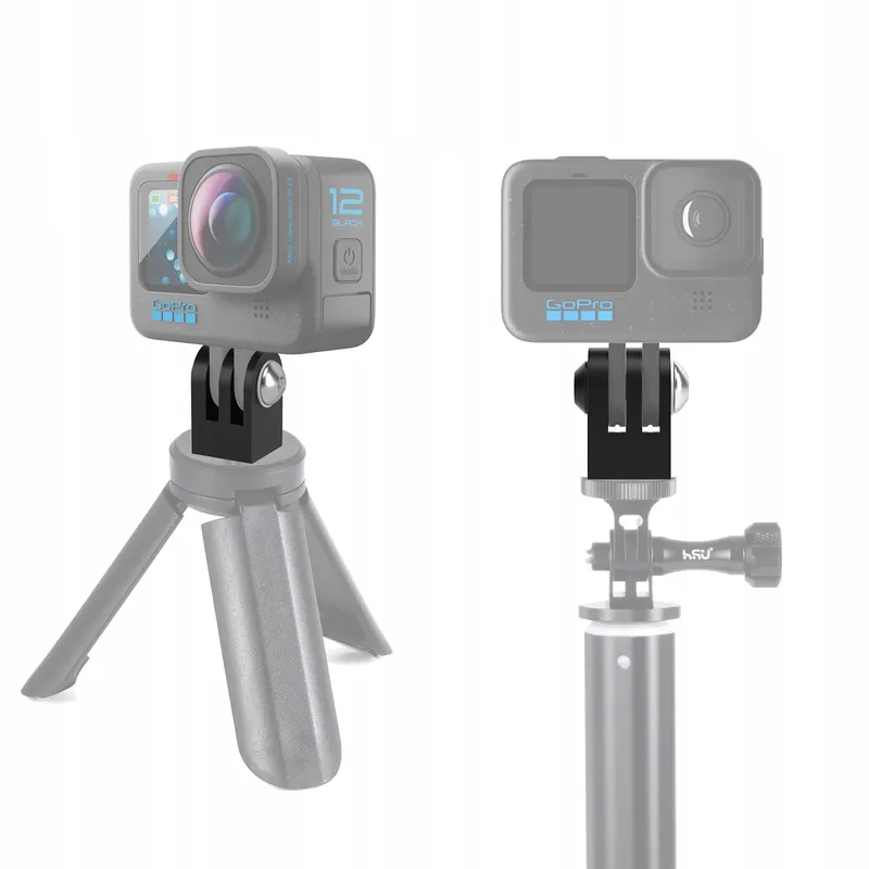 HSU Aluminium Statiefhouder GoPro 2 Stuks Adapter Hero 12-3 Zwart — foto 7