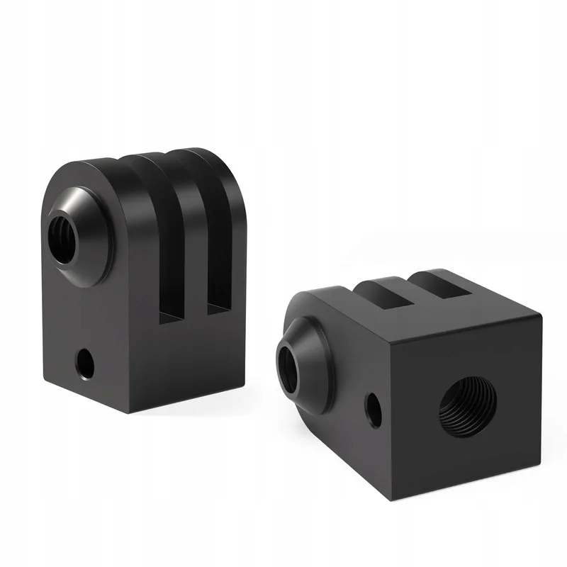 HSU Aluminium Statiefhouder GoPro 2 Stuks Adapter Hero 12-3 Zwart — foto 1