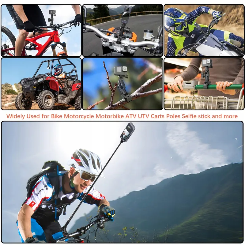 UNSTINCER Camerahouder Fiets Motor Super Clamp Adapter — foto 7