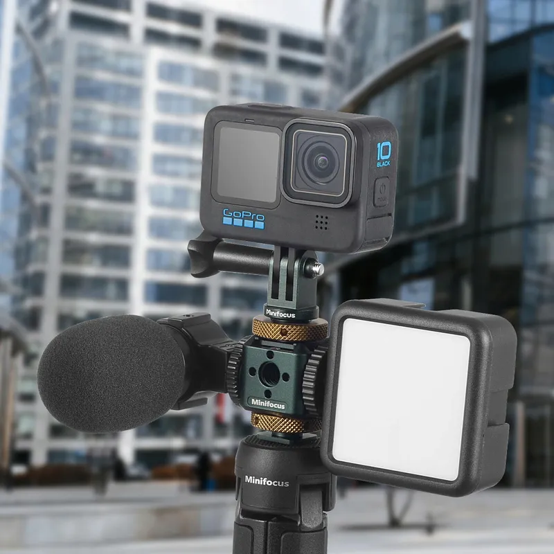 Cold Shoe Adapter GoPro DJI Osmo Action Campark Aluminium — foto 2