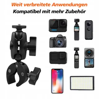 ZAKVOP Actiecamerahouder Motor Fiets 360° GoPro DJI Insta360 — miniatuur 6