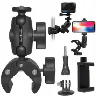ZAKVOP Actiecamerahouder Motor Fiets 360° GoPro DJI Insta360 — miniatuur 1