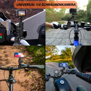 ZAKVOP Actiecamerahouder Motor Fiets 360° GoPro DJI Insta360 — miniatuur 7