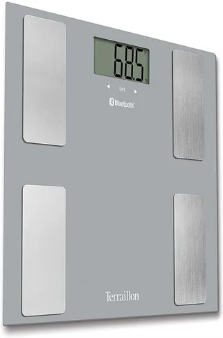 TERRAILLON Bluetooth Weegschaal Lichaamsanalyse BMI 8 Gebruikers Grijs — miniatuur 4