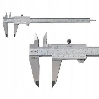 STEINLE Zakschuifmaat 150mm Borgschroef 0,05mm DIN862