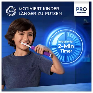 ORAL-B Pro Junior Elektrische Tandenborstel Paars — miniatuur 3