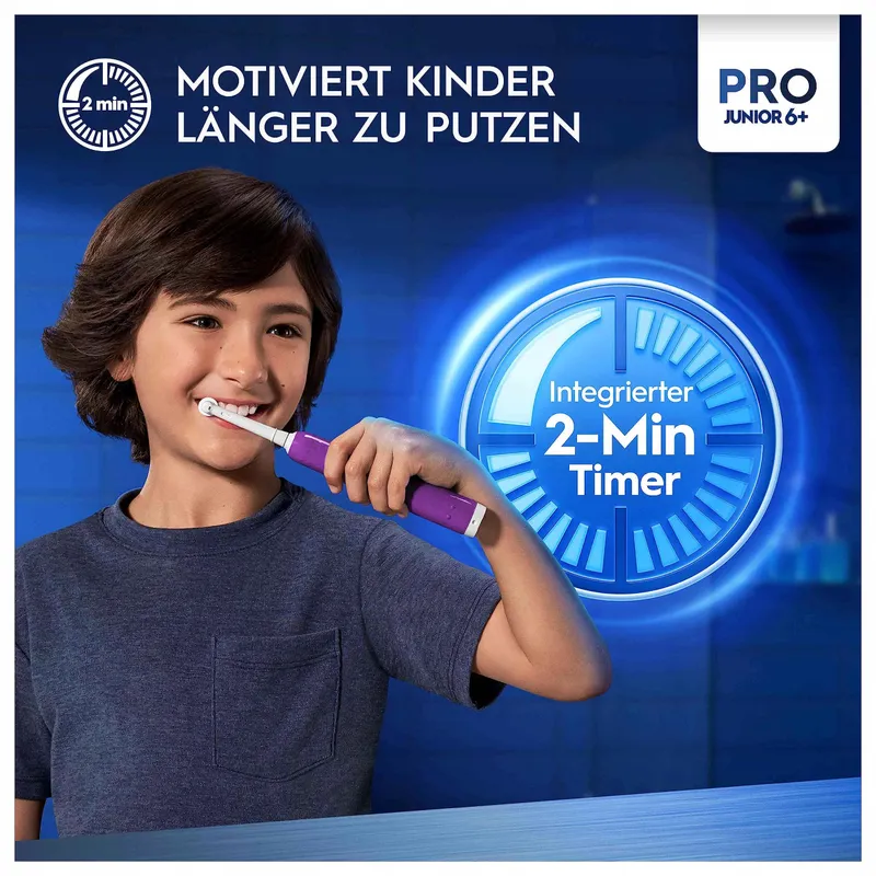 ORAL-B Pro Junior Elektrische Tandenborstel Paars — foto 3