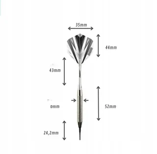 CHAMPIFY Blizzard Softdarts 18g Messing 3 Stuks — miniatuur 9