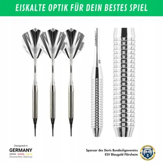 CHAMPIFY Blizzard Softdarts 18g Messing 3 Stuks — miniatuur 6