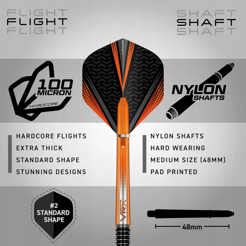 RED DRAGON Amberjack Softtip Darts 18g met Flights en Shafts — foto 3