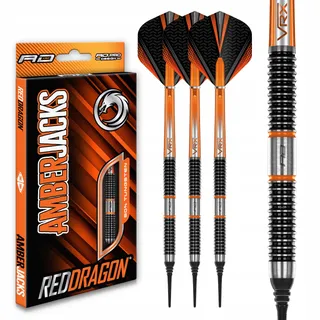 RED DRAGON Amberjack Softtip Darts 18g met Flights en Shafts — miniatuur 1