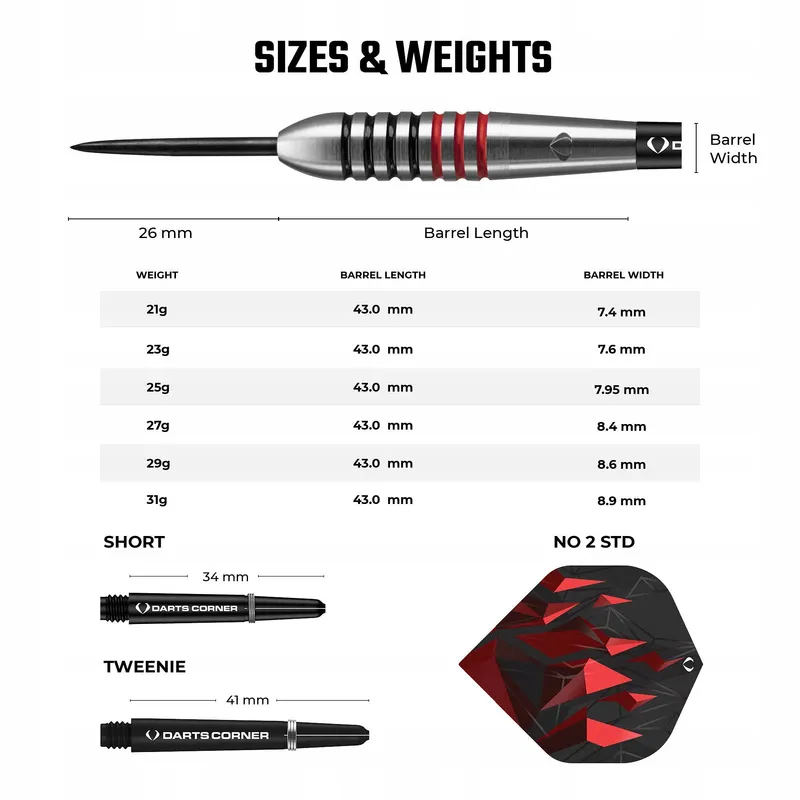 ASTROFIRE Stalen Dartset 29g Professionele Darts — foto 5