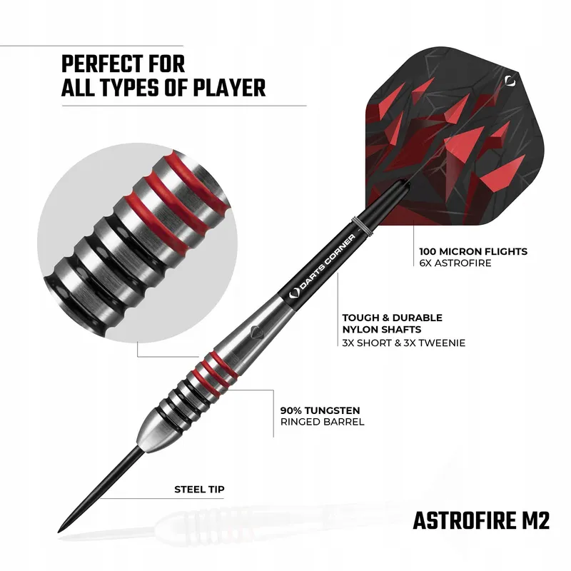ASTROFIRE Stalen Dartset 29g Professionele Darts — foto 4