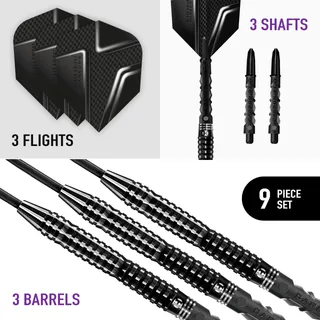 HARROWS Black Knight Dartset 90% Wolfraam 22g 23g 24g 25g — miniatuur 2