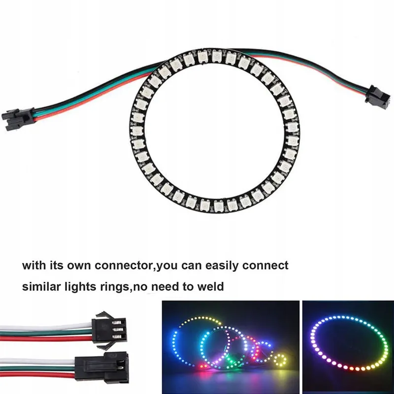 SPARKLEIOT Adresseerbare LED Ring WS2812B 35 LEDs RGB 5050 DC5V — foto 5