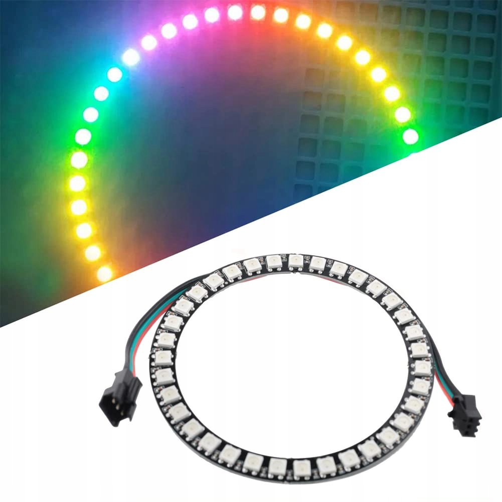 SPARKLEIOT Adresseerbare LED Ring WS2812B 35 LEDs RGB 5050 DC5V