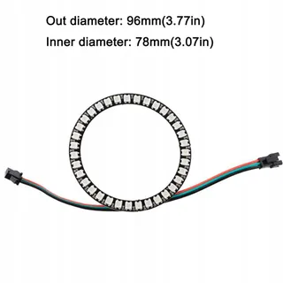 SPARKLEIOT Adresseerbare LED Ring WS2812B 35 LEDs RGB 5050 DC5V — miniatuur 3