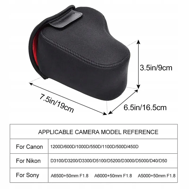 CADEN Cameratas DSLR Waterdicht Neopreen Canon Nikon Sony — foto 7