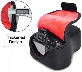 CADEN Cameratas DSLR Waterdicht Neopreen Canon Nikon Sony — miniatuur 3
